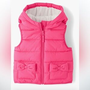 NWT Gymboree  Toddler Puffer Vest with bows